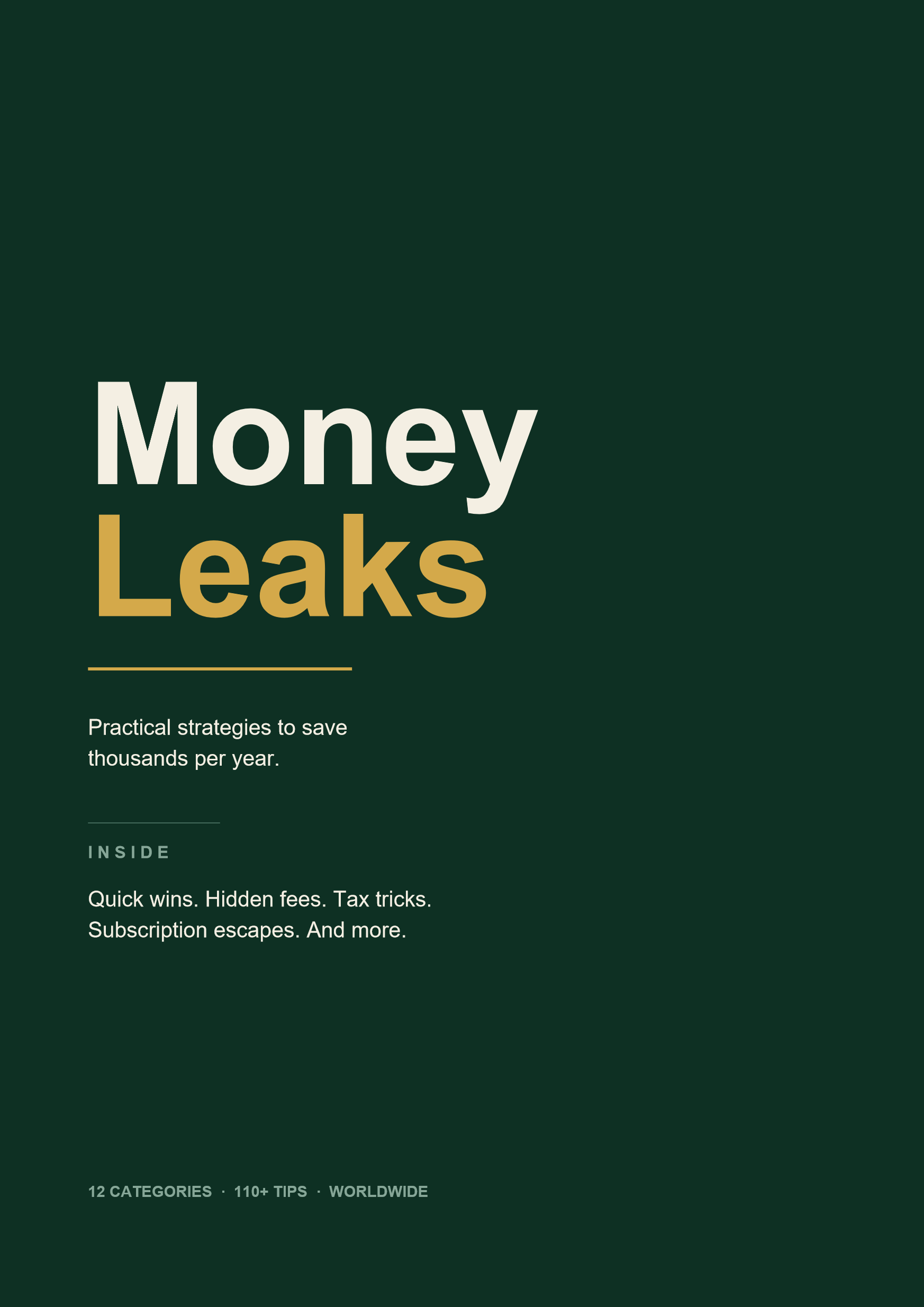 Cover of Money Leaks